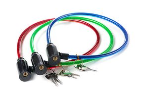 Замок велосипедный 8х650мм пач 10 шт AURORA