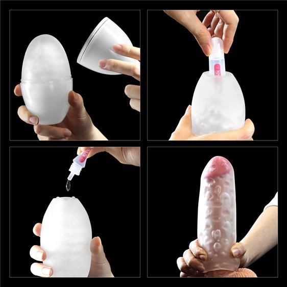 Мастурбатор - Traning Master Giant Egg Masturbator Red Sex Aura | Зображення 2