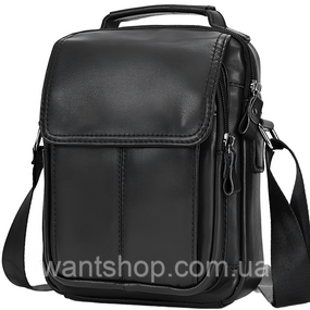 Мужская кожаная сумка-барсетка через плечо BEXHILL TM-78884