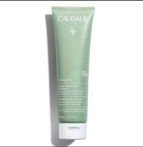 Очищувальний гель для комбінованої й жирної шкіри Caudalie Vinopure Purifyng Gel Cleanser, 150 ml
