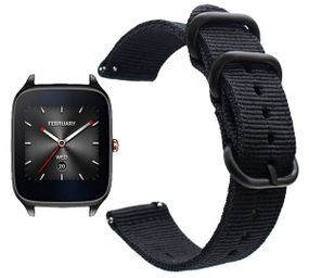 Нейлоновый ремешок Primo Traveller для часов Asus ZenWatch 2 (WI501Q)  - Black