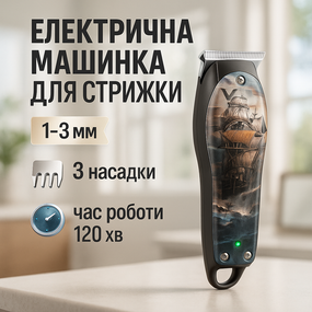 Машинка для стрижки волос без шума VGR V-953, Машинка для стрижки волос с различными насадками VJ-50