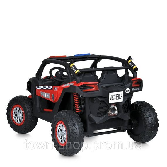 Детский электромобиль Джип M 5743EBLR-3(24V) до 60 кг | Зображення 1