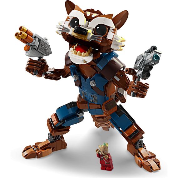 Конструктор LEGO Super Heroes Ракета й малюк Ґрут 566 деталей (76282) | Зображення 2