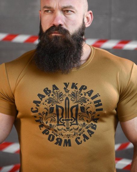 Тактична футболка потоотводящая SABUR ЛОГО КАЙОТ ВТ6826 | Зображення 3