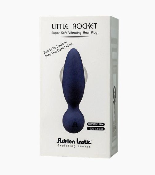 Анальна вібропробка Adrien Lastic Little Rocket макс. діаметр 3,5 см, soft-touch Sex Aura | Зображення 1