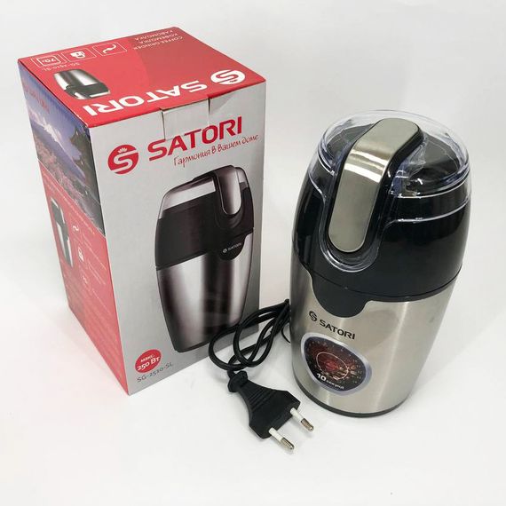 Электрическая кофемолка для турки SATORI SG-2510-SL, Електро кофемолка, UC-678 Многофункциональная кофемолка | Зображення 1