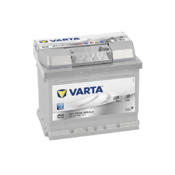 Аккумулятор VARTA 52Ач Silver Dynamic C6 552401052