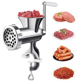 Ручна м'ясорубка для обробки м'яса, Meat Mincer 485 / Механічна м'ясорубка з алюмінію
