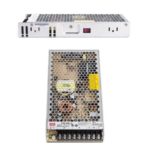 Блок живлення Mean Well LRS-200-12 (204W 17A 12V IP20) Series "LRS" | Зображення 2
