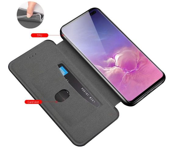 Чохол-книжка Primolux Besus для Samsung Galaxy S10 Plus (SM-G975) - Black | Зображення 3