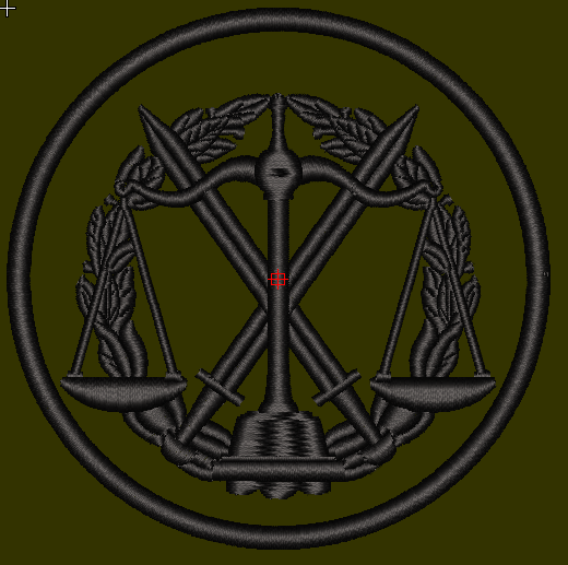 Шеврон Юридичний департамент Міністерства оборони України Юридична служба Збройних Сил України | Зображення 2