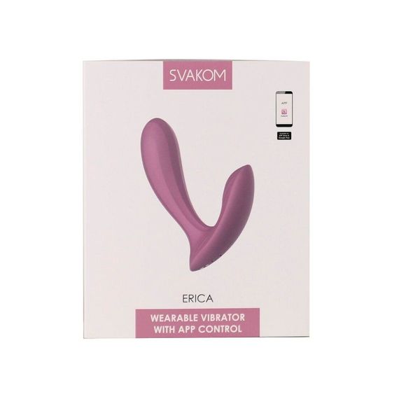 Смарт-вібратор у трусики Svakom Erica Romantic Rose, дуже гнучкий, 2 мотори | Зображення 7