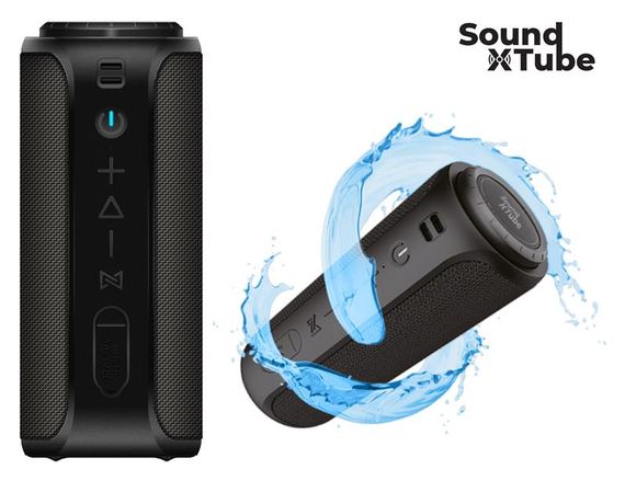 Акустическая система 2E SoundXTube TWS, MP3, Wireless, Waterproof Black (2E-BSSXTWBK) | Зображення 1