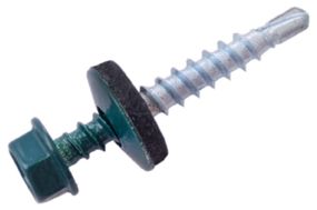 Саморез кровельный Apro - 4,8 x 35 мм RAL 6005 (50 шт.) (SDS48356005)