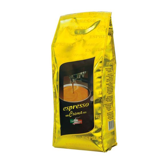 М'яка кава в зернах суміш сортів арабіки Віденська кава Espresso Crema,1кг для приготування еспрессо