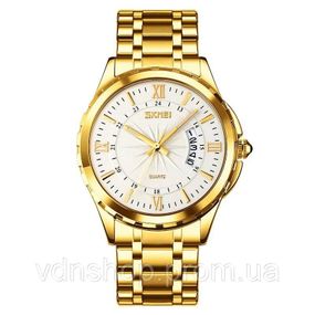 Часы мужские очень стильные SKMEI, Мужские современные часы Модные кварцевые наручные JD-44