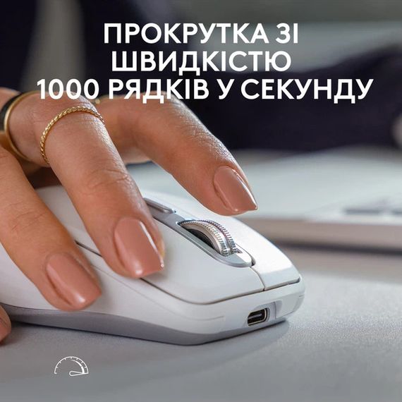 Миша комп'ютерна бездротова Logitech MX Anywhere 3S Graphite L910-006929 графітова | Зображення 3