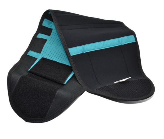 Пояс компресійний MadMax MFA-277 Slimming belt Black/turquoise M | Зображення 7