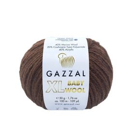 Gazzal BABY WOOL XL No 807 пряжа для в'язання Gazzal