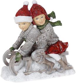 Декоративная фигурка На санках