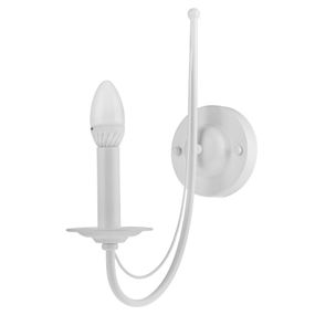 Бра настенное накладное классическое BKL-590W/1 E14 WH
