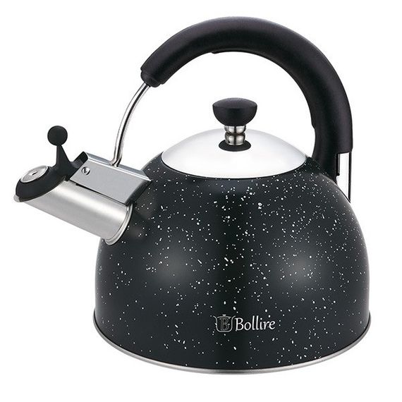 Чайник 2.5 л Bollire BR-3008 из нержавеющей стали со свистком для всех типов плит