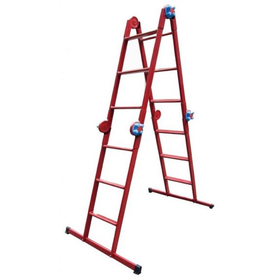 Драбина трасформер металева 4*4, 20 кг, Україна