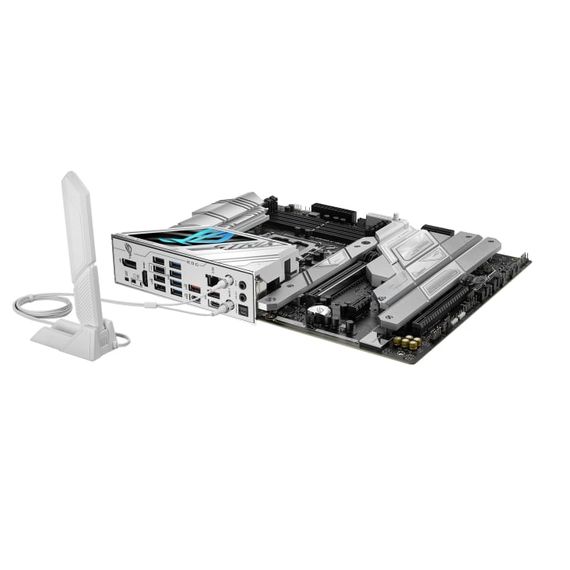 Материнcька плата ASUS ROG STRIX Z790-A GAMING WIFI II s1700 Z790 4xDDR5 M.2 HDMI DP Wi-Fi BT ATX білий 90MB1FN0-M0EAY0 | Зображення 8