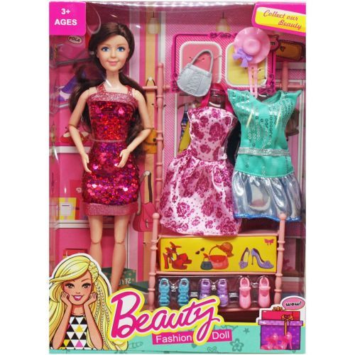 Уцінка. Лялька з гардеробом "Fashion doll" (вид 3) - Пошкоджена упаковка