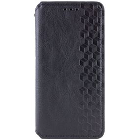 Кожаный чехол-книжка GETMAN Cubic (PU) для Realme 10 4G Черный