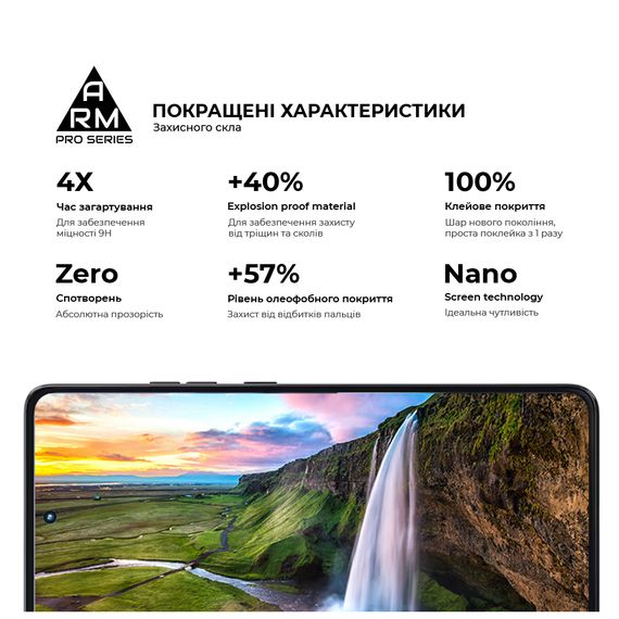 Скло захисне Armorstandart Pro Motorola G86 Power 5G (ARM86588) | Зображення 4
