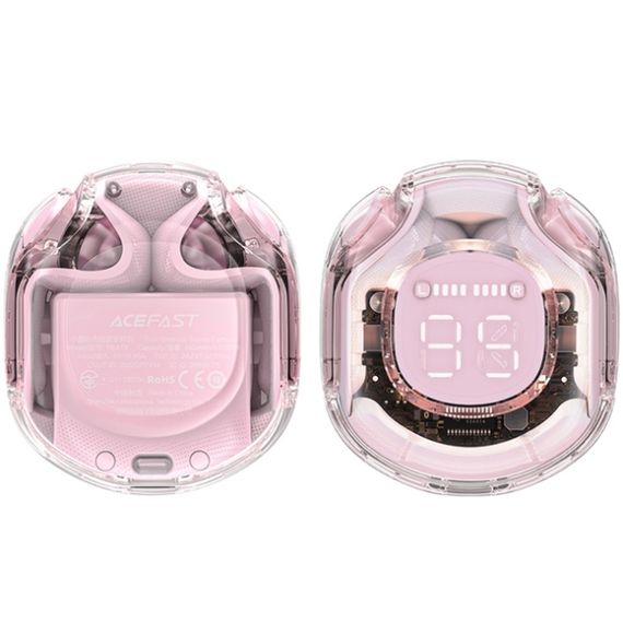Навушники TWS Acefast T8 lotus pink | Зображення 2