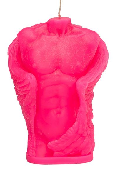 Свічка LOVE FLAME - Angel Man Pink Fluor, CPS07-PINK Sex Aura