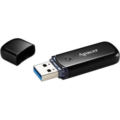 USB флеш накопитель Apacer 128GB AH355 Mysterious Black USB 3.2 (AP128GAH355B-1) | Зображення 2