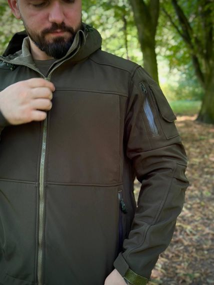 Костюм олива Softshell Куртка + штани | Зображення 8