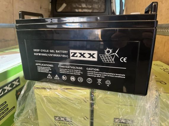 Гелевий акумулятор ZXX 12V 100Ah