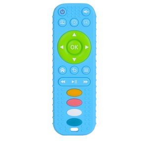 Дитячий прорізувач "Пульт" SD-44(Blue) блакитний, текстурний, 16 см