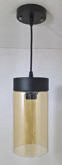 Люстра підвісна LOFT на 1 лампочку 25033 Чорний 30-80х12х12 см.