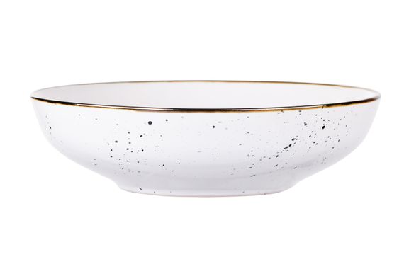 Тарелка суповая Ardesto Bagheria, 20 см, Bright white, керамика (AR2920WGC)