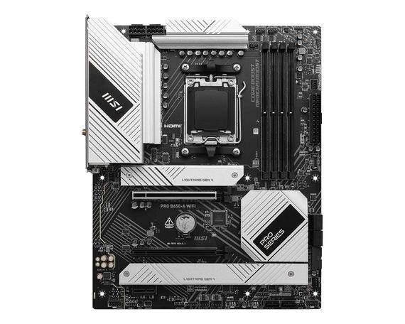 Материнcкая плата MSI PRO B650-A WIFI sAM5 B650 4xDDR5 M.2 HDMI DP WiFi BT ATX 911-7D75-013