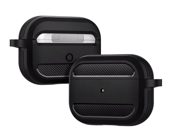 Силіконовий чохол Primo Rubber для навушників AirPods 3 (MME73) - Black | Зображення 1