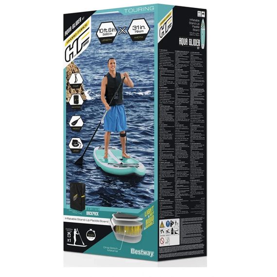 SUP борд 65347, 320 x 79 x 12 см, дошка, весло, ручний насос, сумка | Зображення 3
