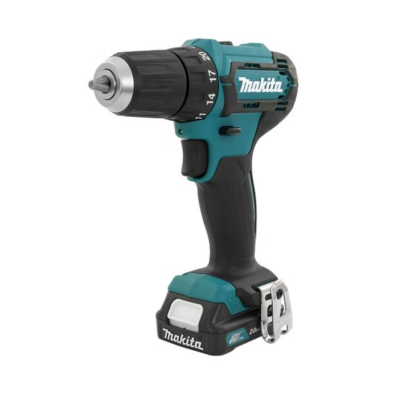 Шуруповерт аккумуляторный Makita DF333D BEO2 (30 Нм, 0.8-10 мм, CXT) | Зображення 3