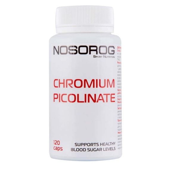 Піколінат хрому Nosorog Nutrition Chromium Picolinate 120 капс
