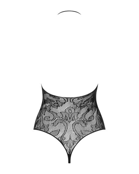 Боди-сетка с разрезом Obsessive B119 Черный S/M/L | Зображення 4