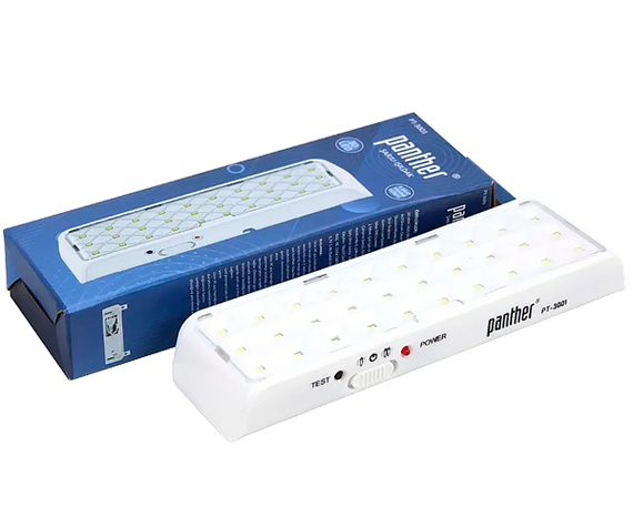 Фонарь аккумуляторный 30 LED (светодиодная лампа) Panther PT-3001 с двумя режимами света белый (PT-3001_520) | Зображення 5