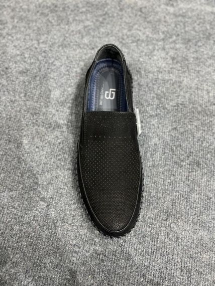 Черные турецкие мокасины 40 41 42 43 44 45 размер | Зображення 2