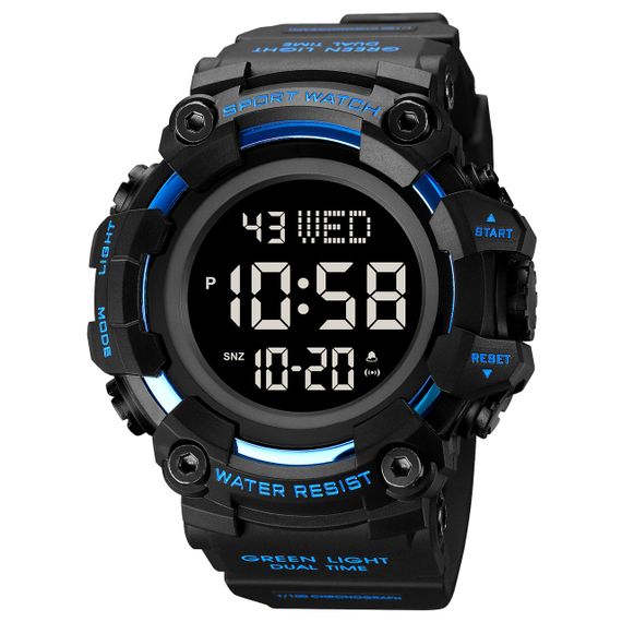 Годинник S2kmei 1968BU Black-Blue