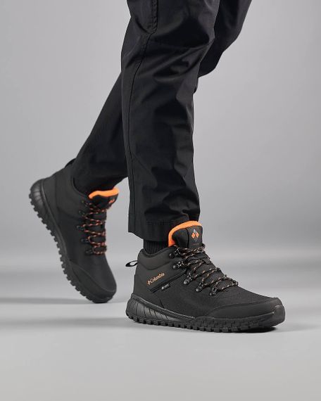 Чоловічі  зимові кросівки Firebanks Mid Thinsulate Black Orange Termo -21 , В'єтнам 44 28.0 см | Зображення 2